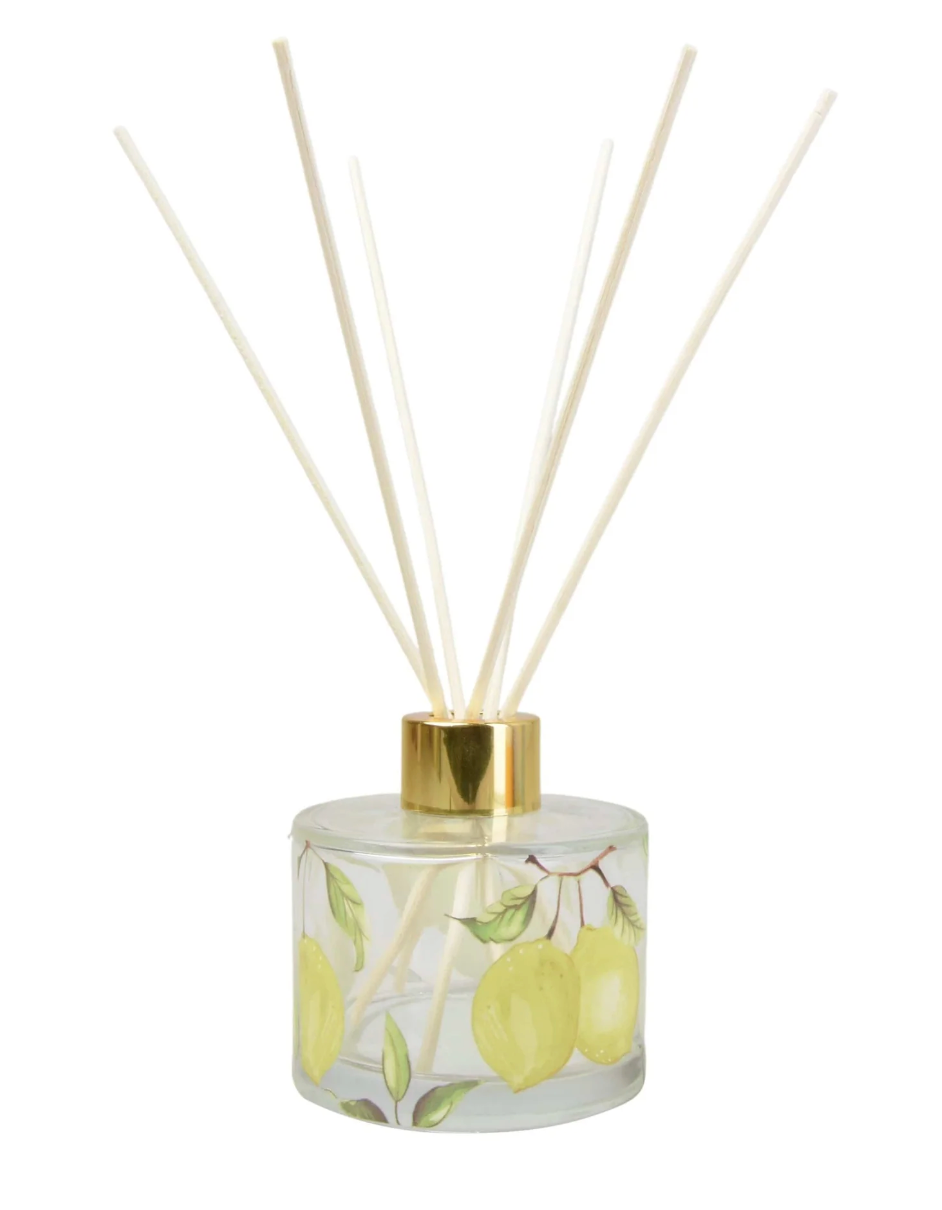 Sicilian Orchard Reed Diffuser in Gift Box Basil and Wild Lemon Scent 150ml