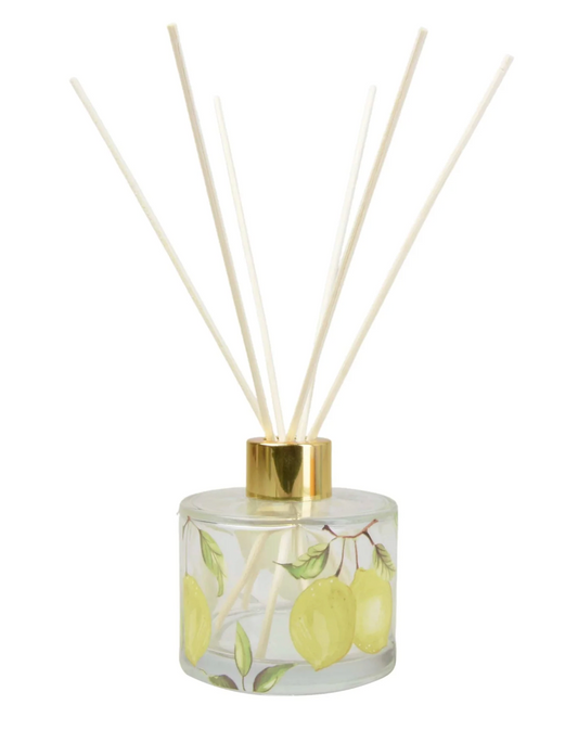 Sicilian Orchard Reed Diffuser in Gift Box Basil and Wild Lemon Scent 150ml