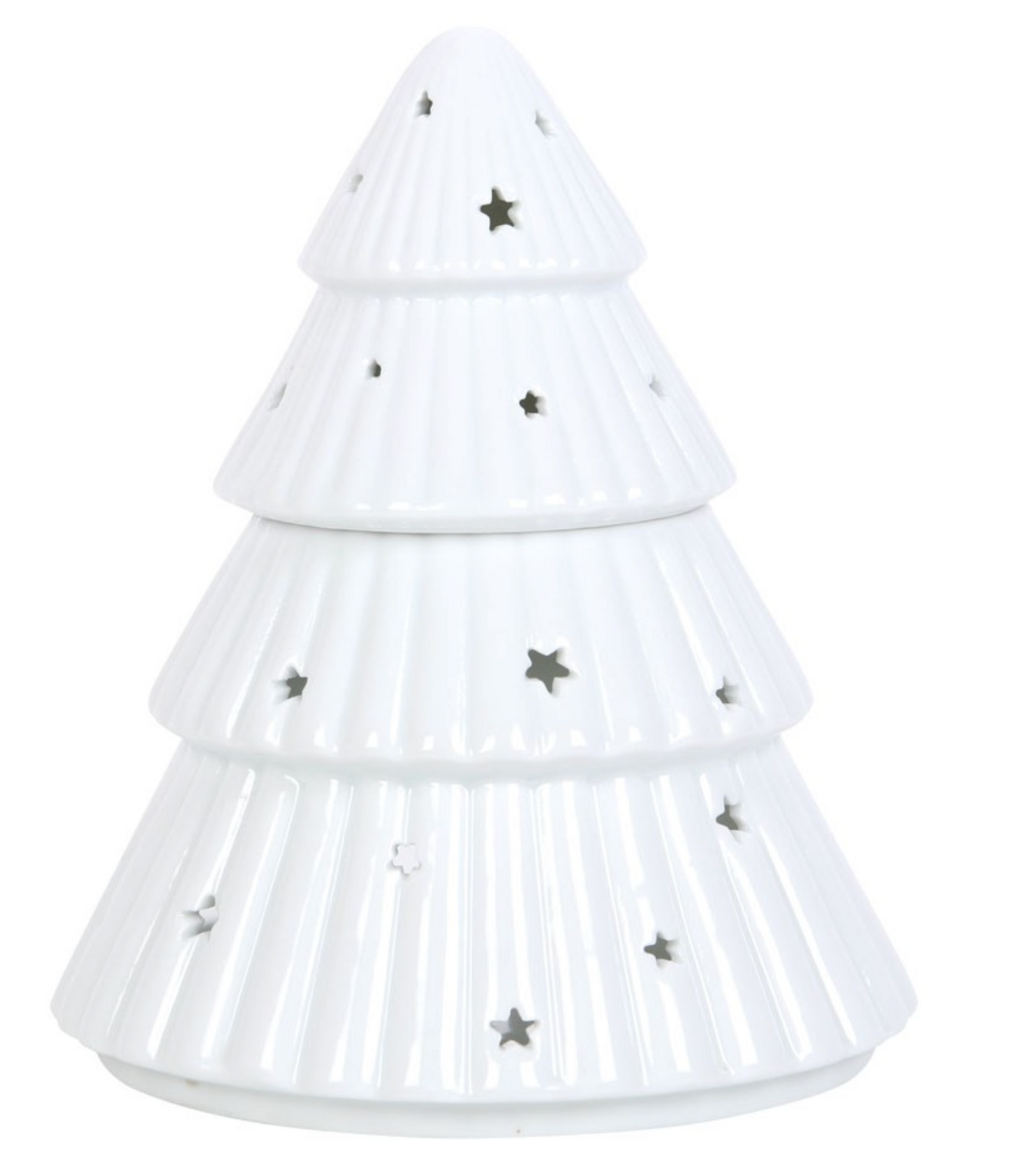 White Christmas Tree Wax/Oil Burner