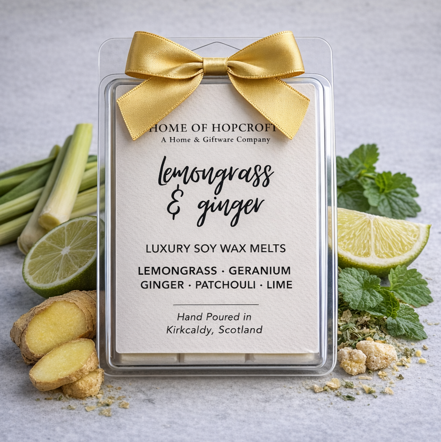 Lemongrass & Ginger - Luxury Soy Wax Melts