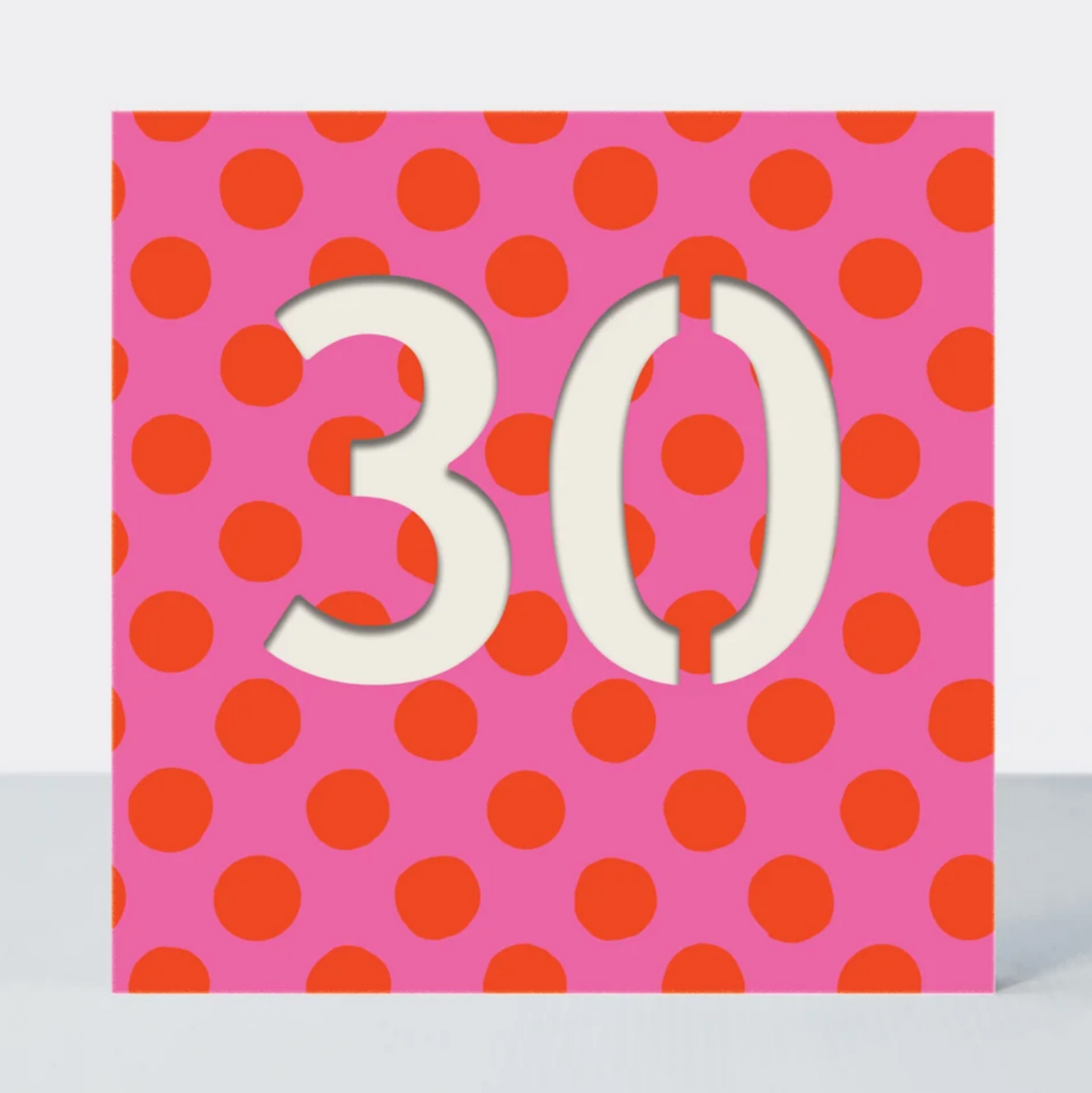 Colourful 30th Birthday Greetings Card