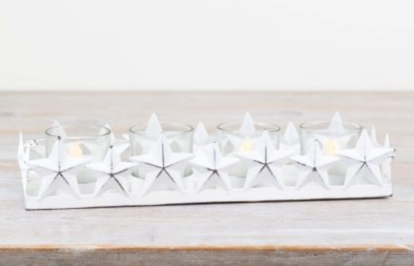 White Star Tealight Holder | 28.5cm