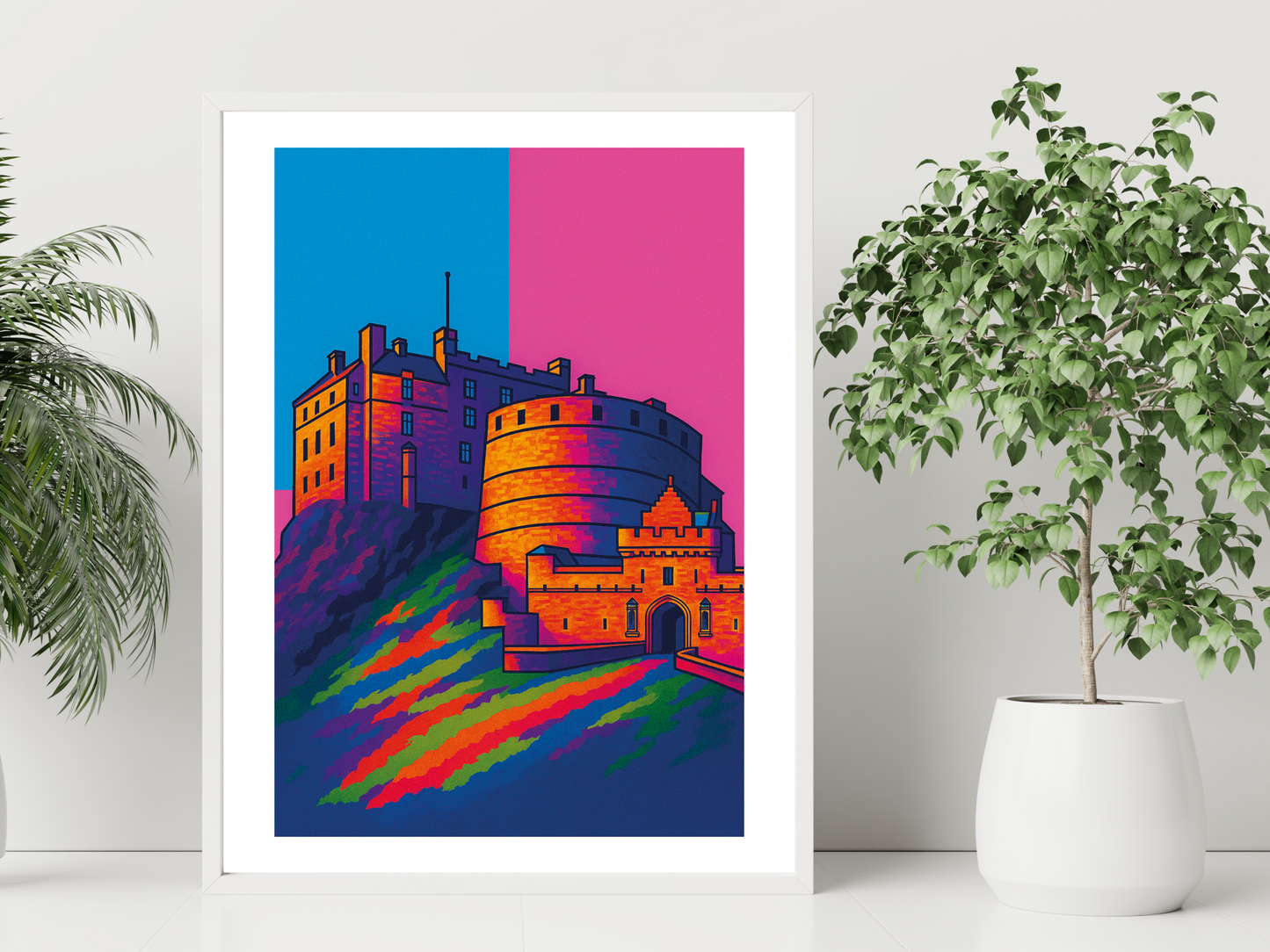 Edinburgh Castle Pop Art
