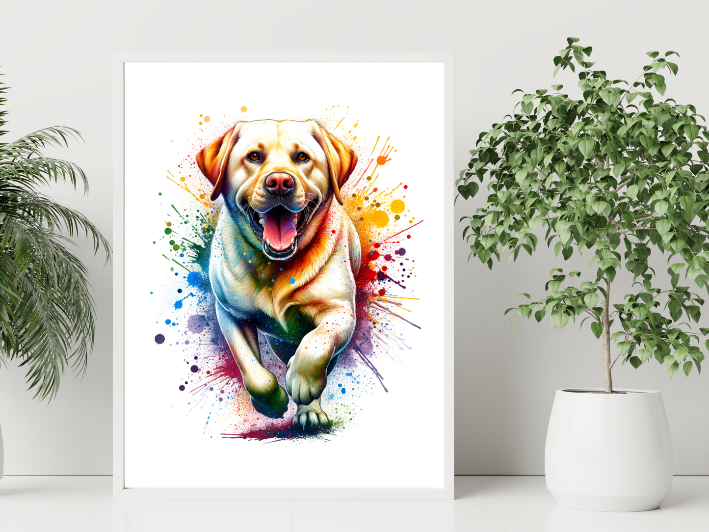 Watercolour Labrador Art