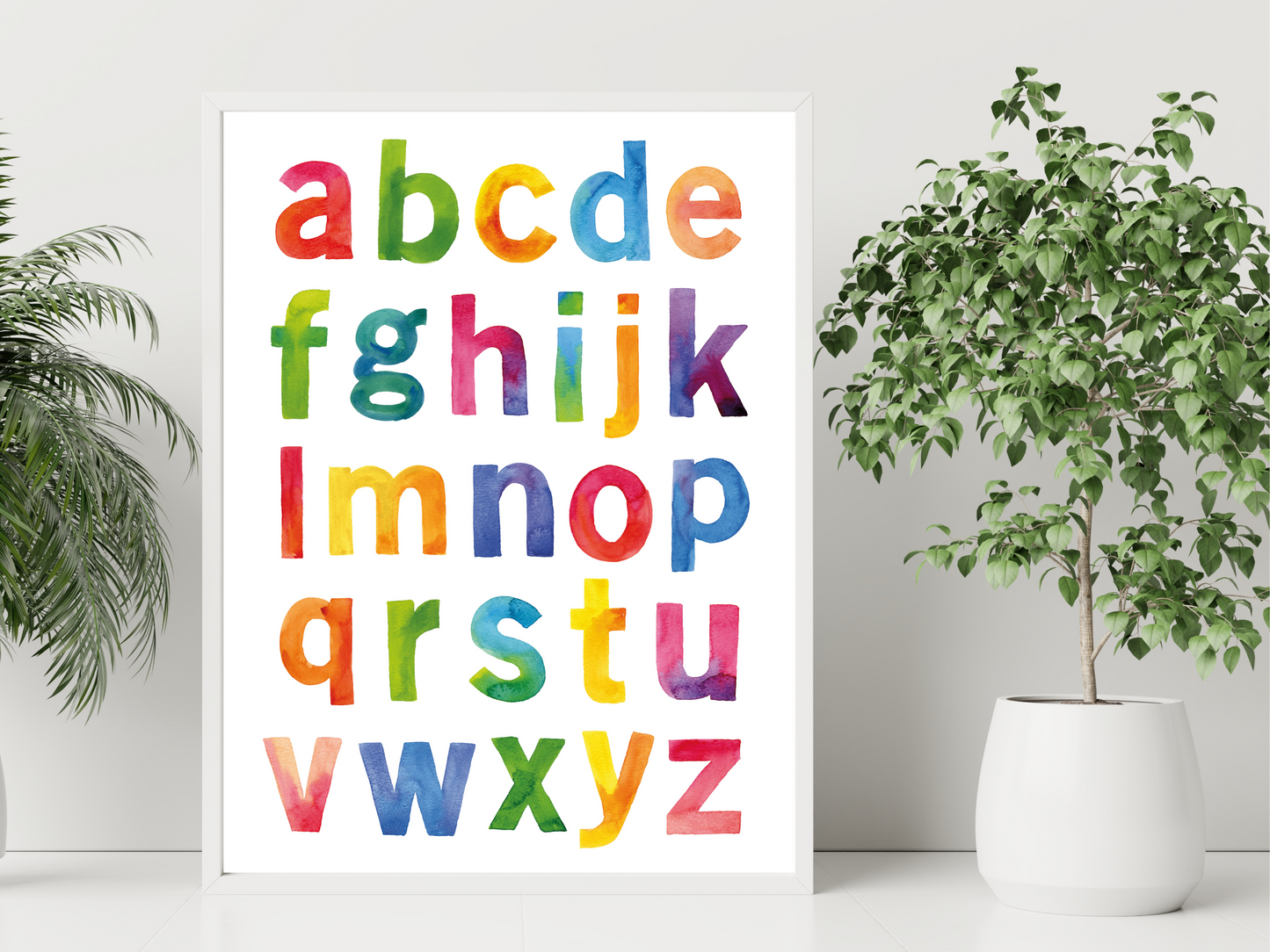 Watercolour Alphabet
