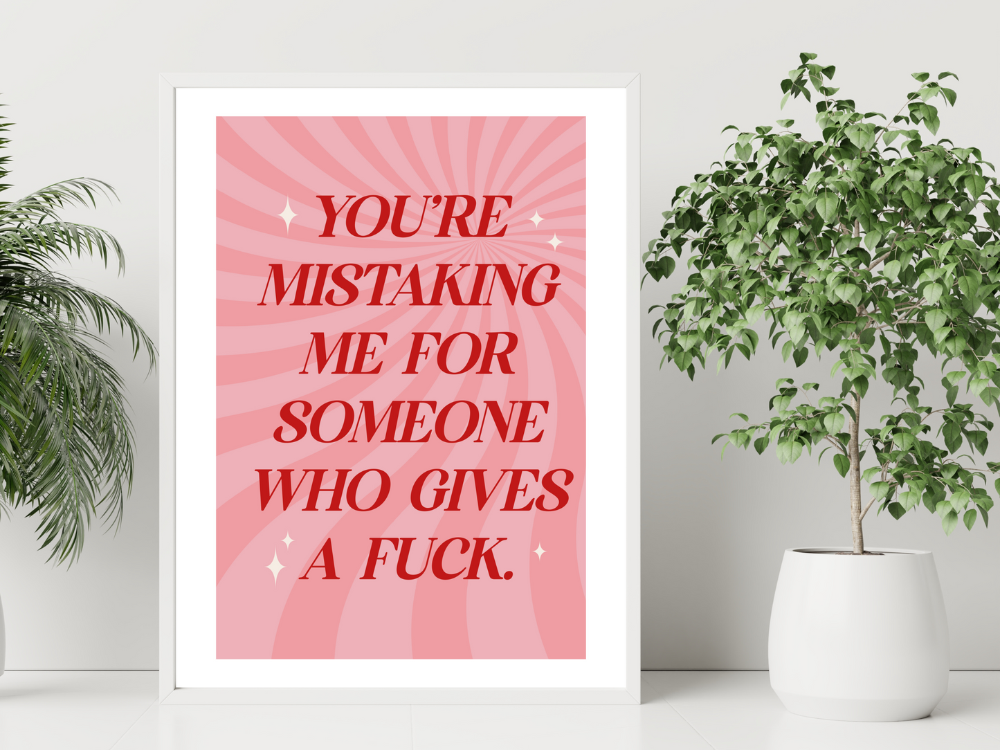 Explicit Mistakes Print | Motivational Quote Poster