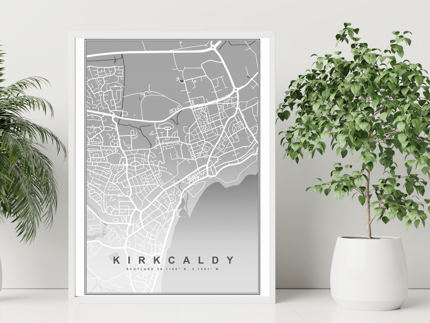 Kirkcaldy Map Print