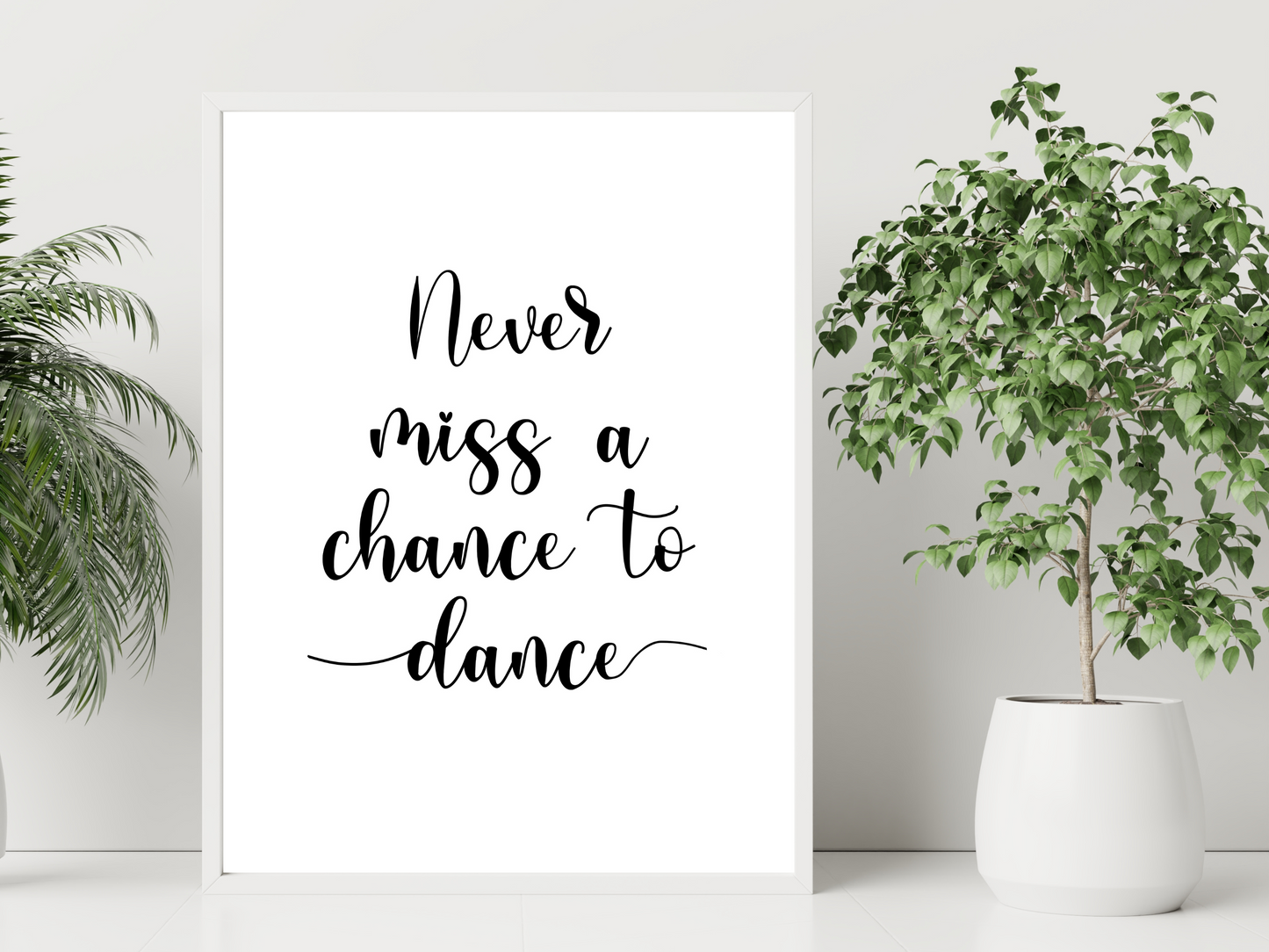 Never miss a chance to dance