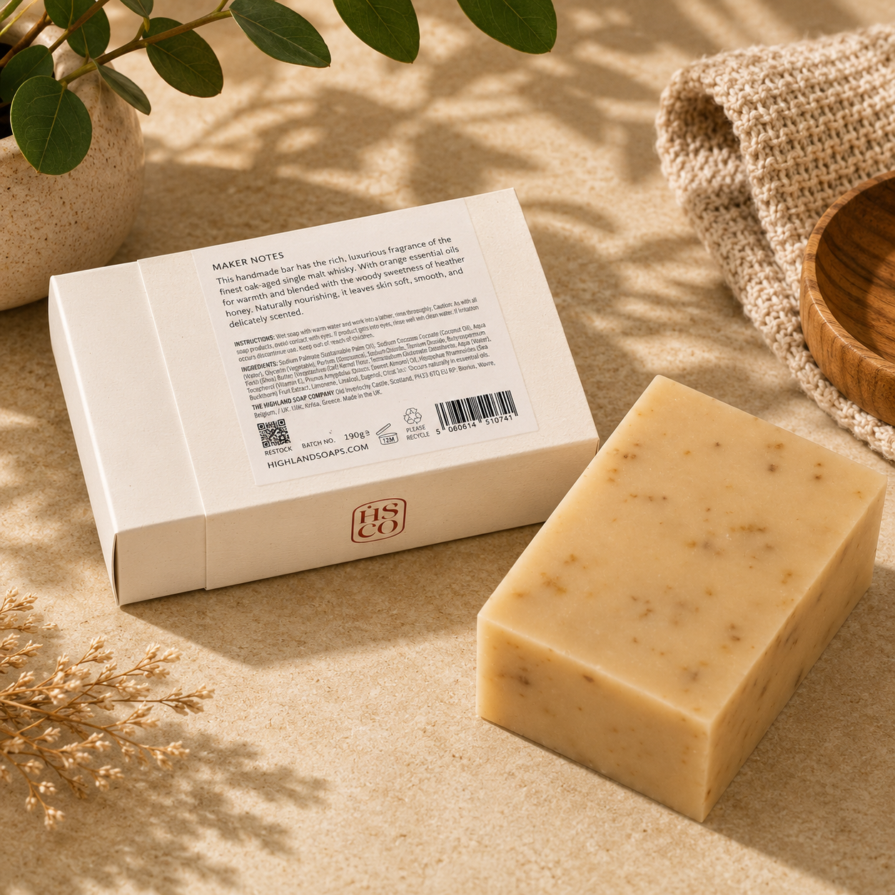 Whisky & Honey | Handmade Soap | Highland Soap Co.
