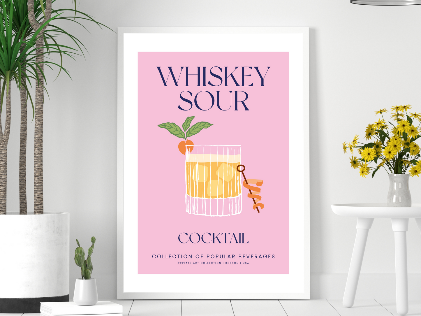 Whiskey Sour Cocktail