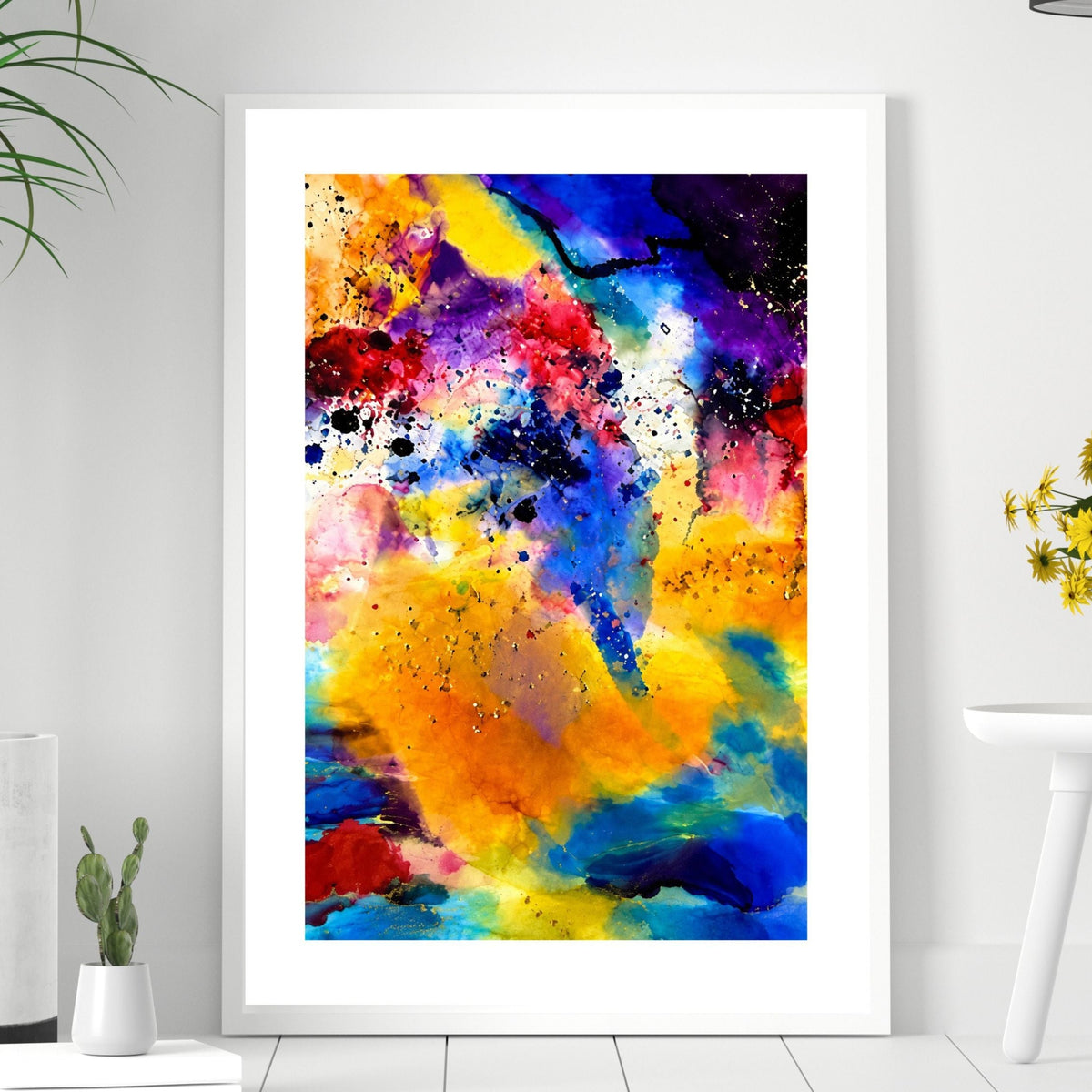 Watercolour Expressive Art Print