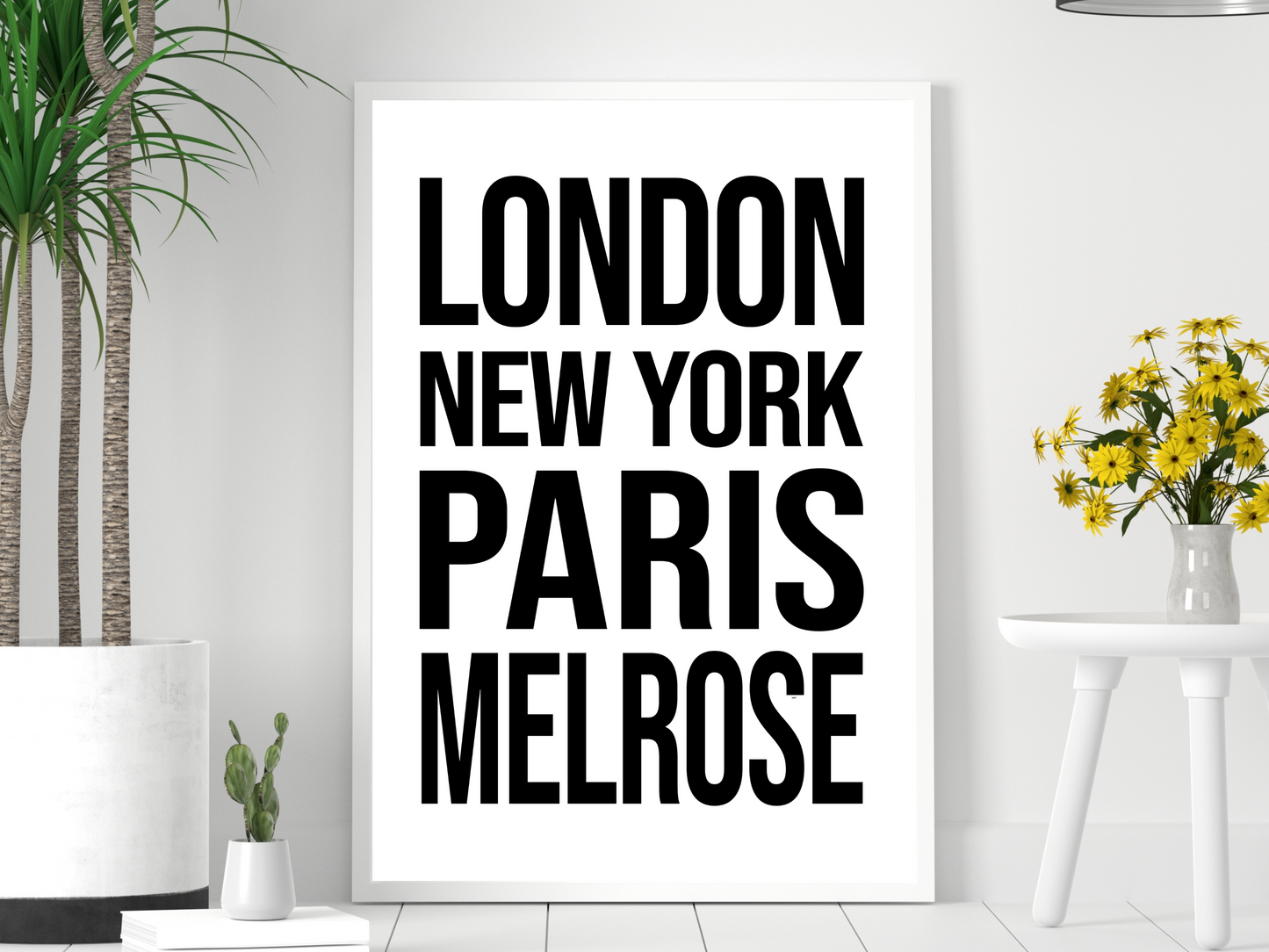 Melrose Bold Print