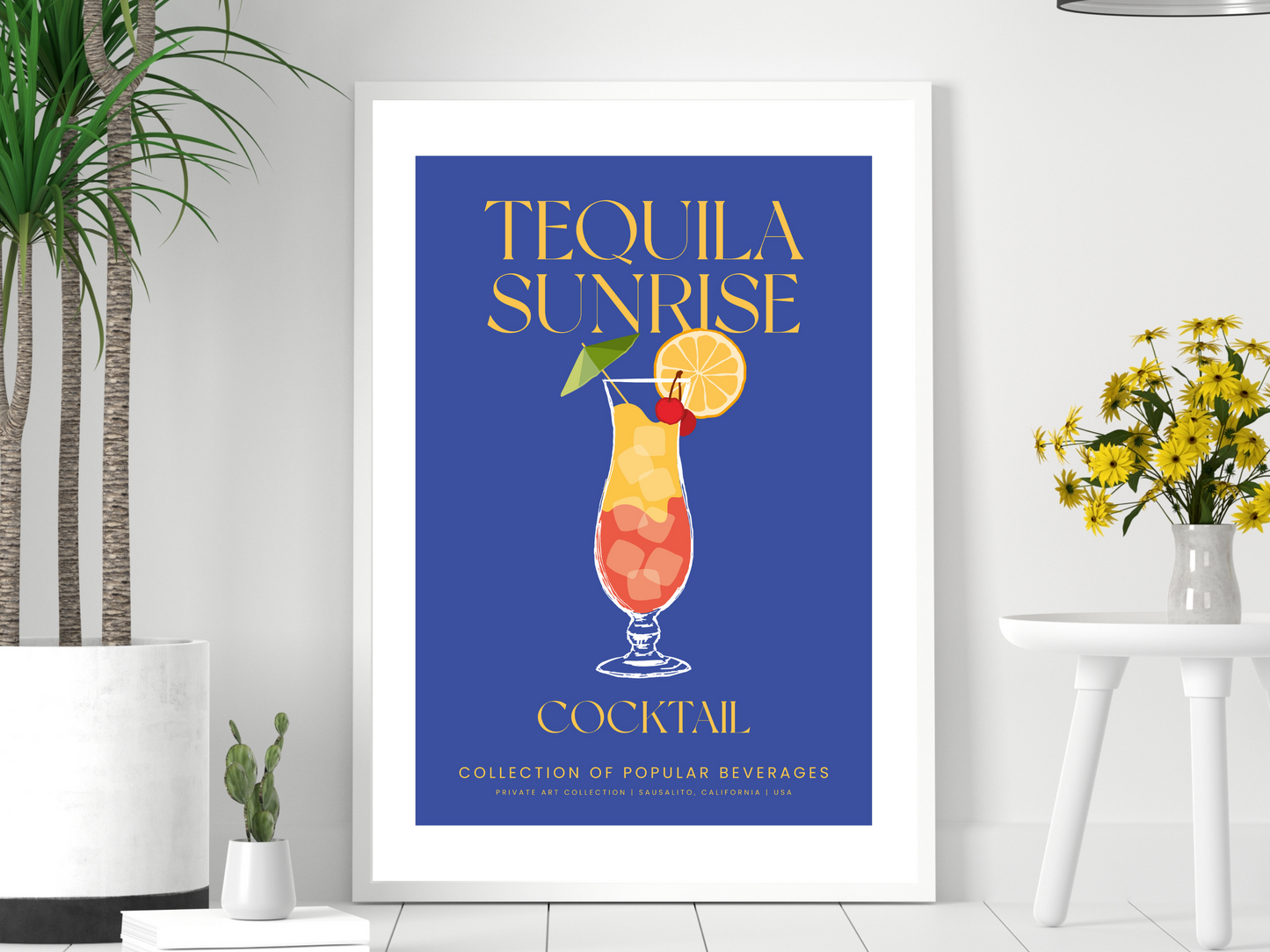 Tequila Sunrise Cocktail
