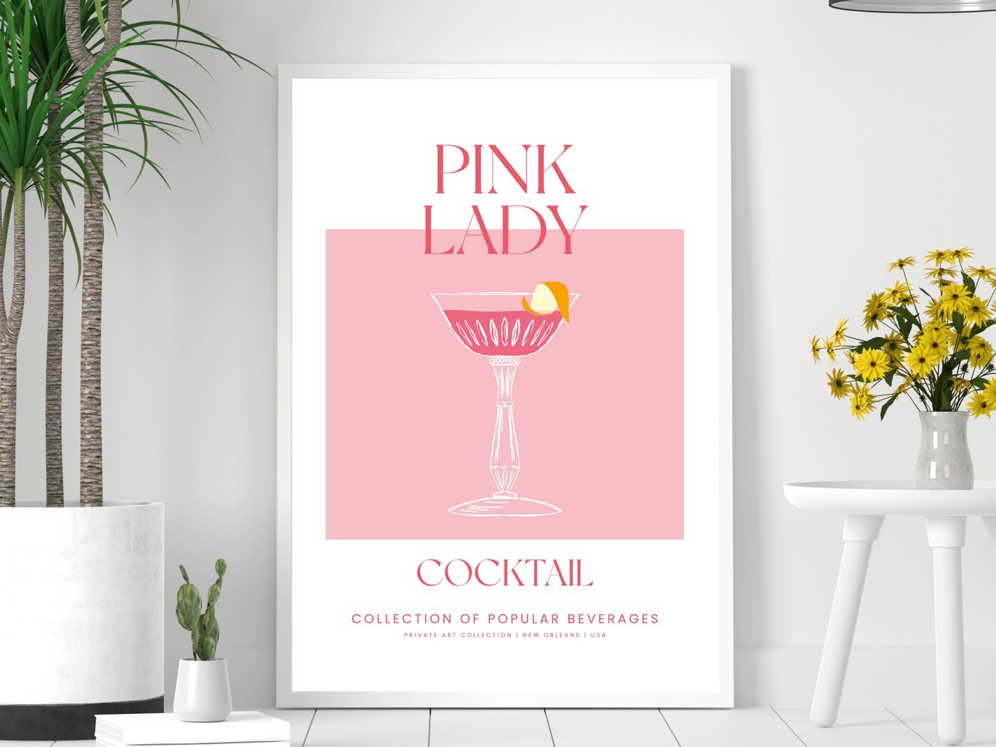 Pink Lady Cocktail
