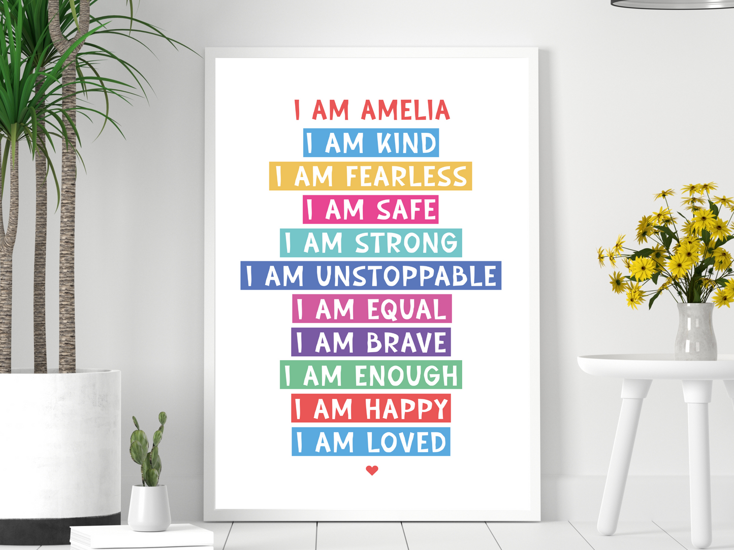 I Am Affirmation Personalised