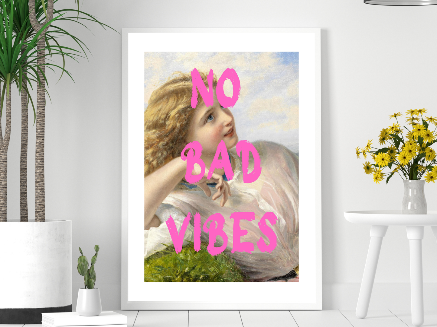 No Bad Vibes Poster Print | Altered Art