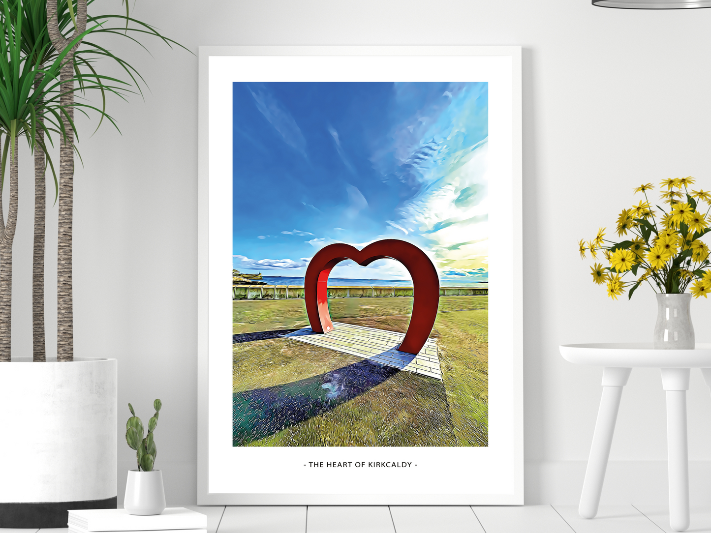 Heart of Kirkcaldy Art Design Print