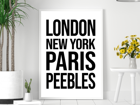 Peebles Bold Print