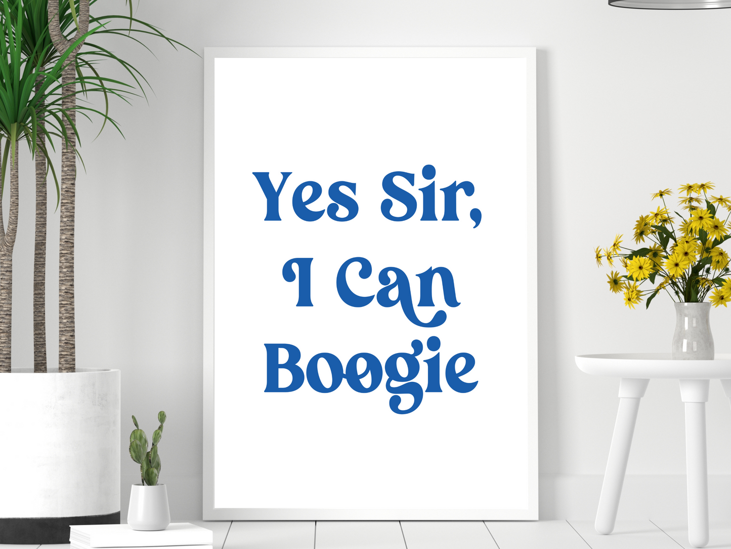 Yes Sir, I Can Boogie (White)