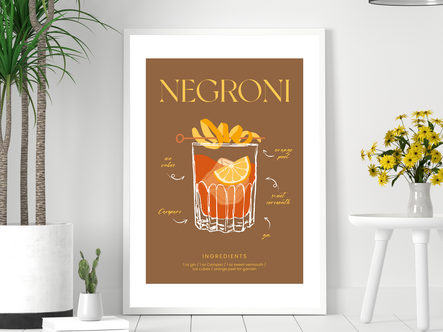 Negroni Brown Cocktail