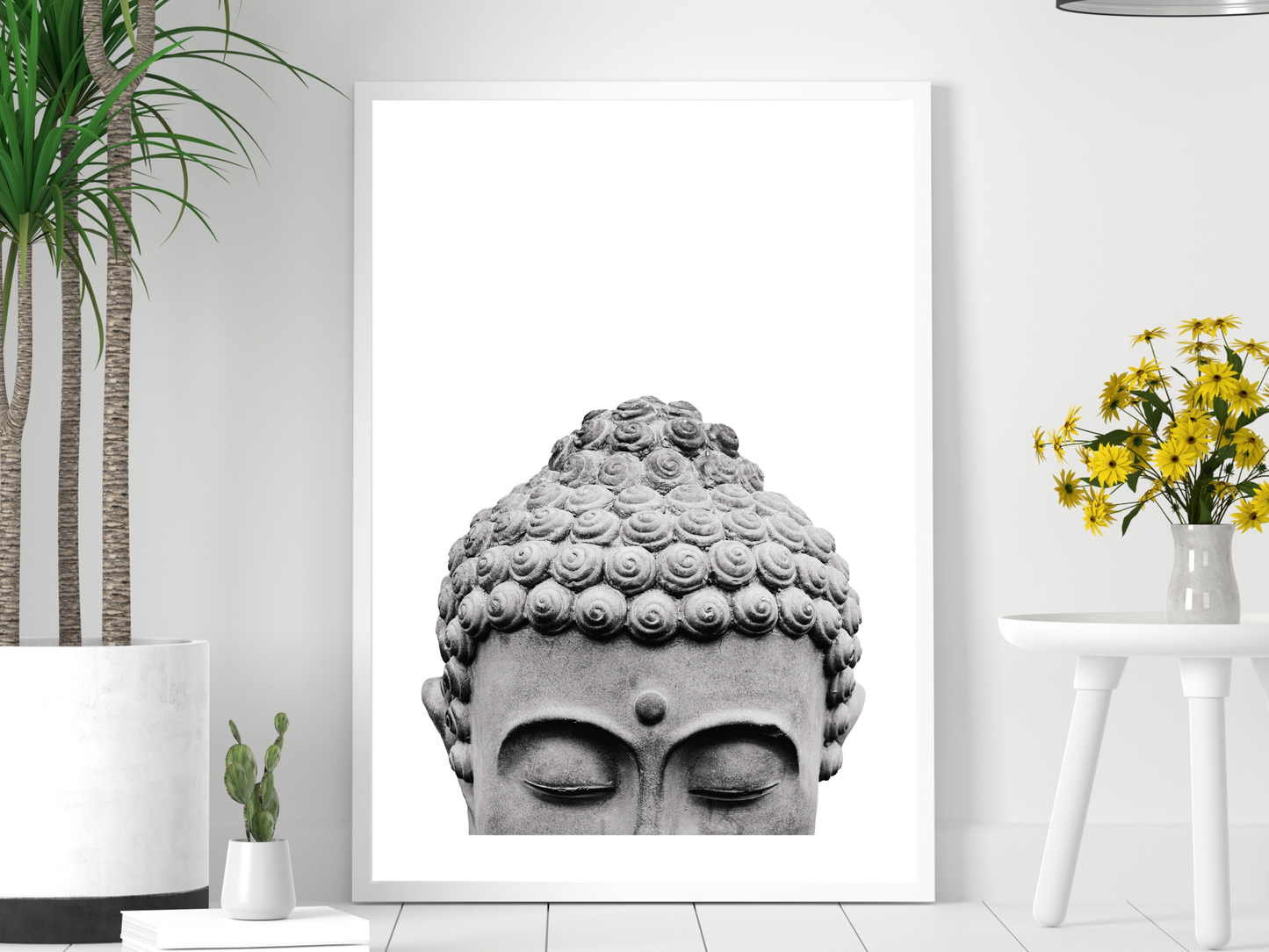 Buddha Head Print