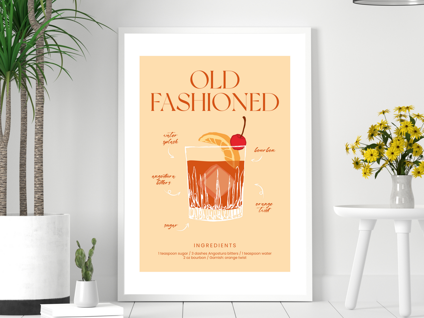 Old Fashioned Peach Cocktail