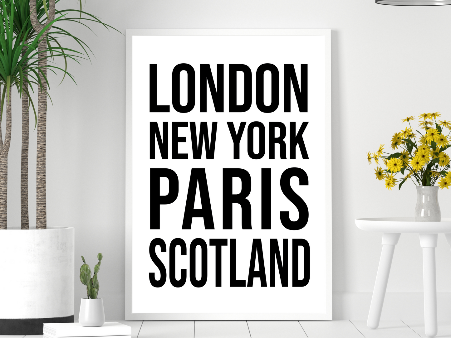 Scotland Bold Print