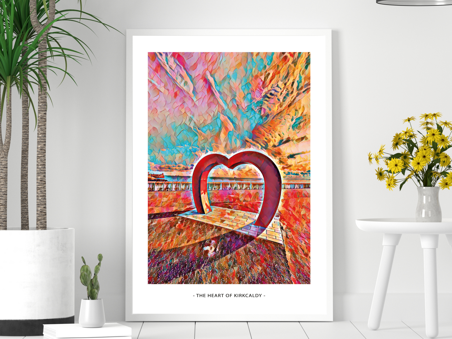 Heart of Kirkcaldy Art Design Mosaic Print