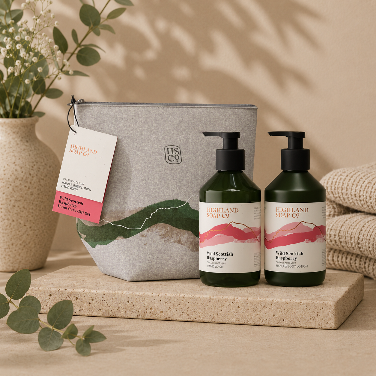 Wild Scottish Raspberry | Hand Care Gift Set | Highland Soap Co.