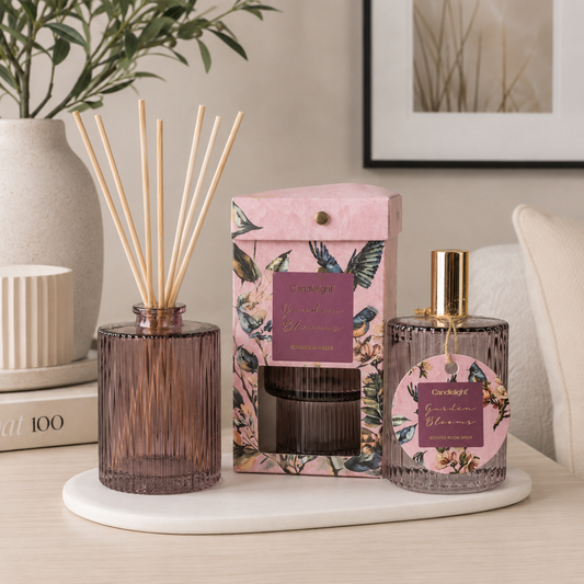 Garden Blooms Plum Candle