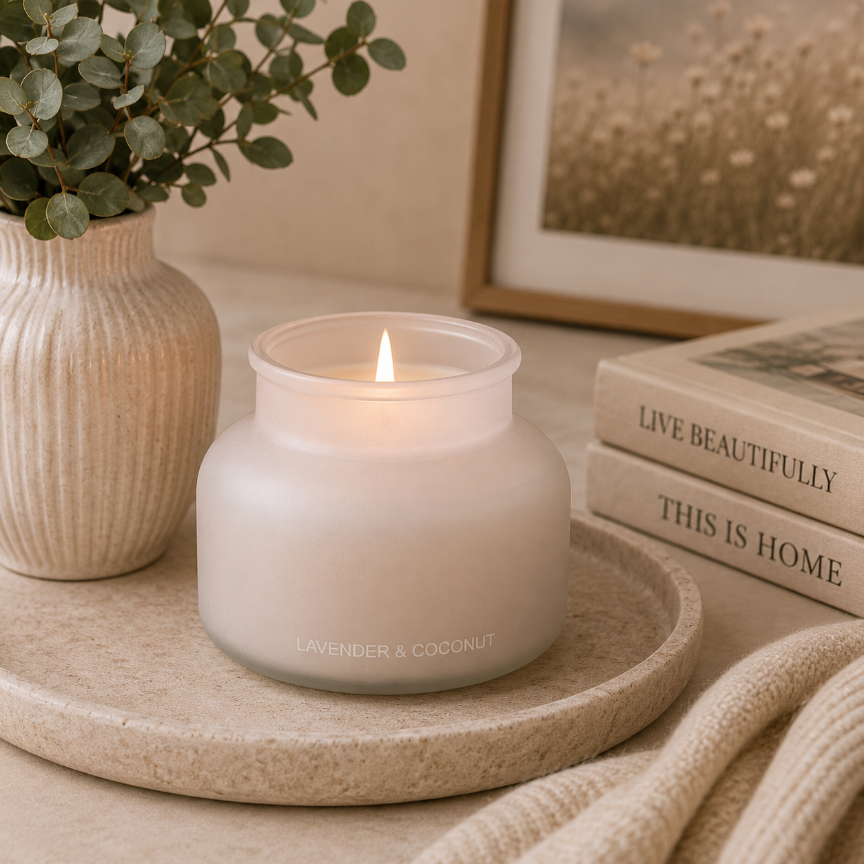 Lavender & Coconut Candle | Large