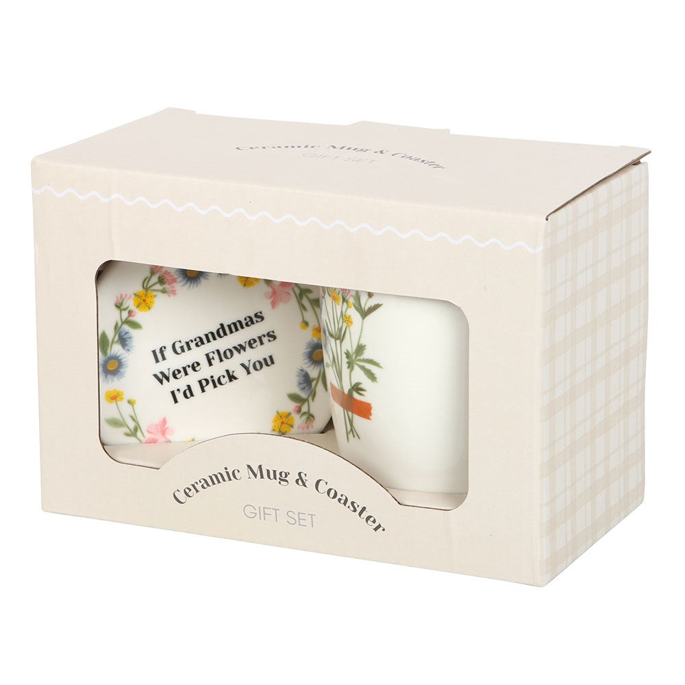 Grandma Mug & Coaster Gift Set