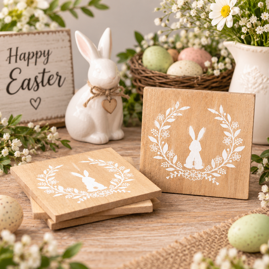 Bunny Coasters (Set of 4)