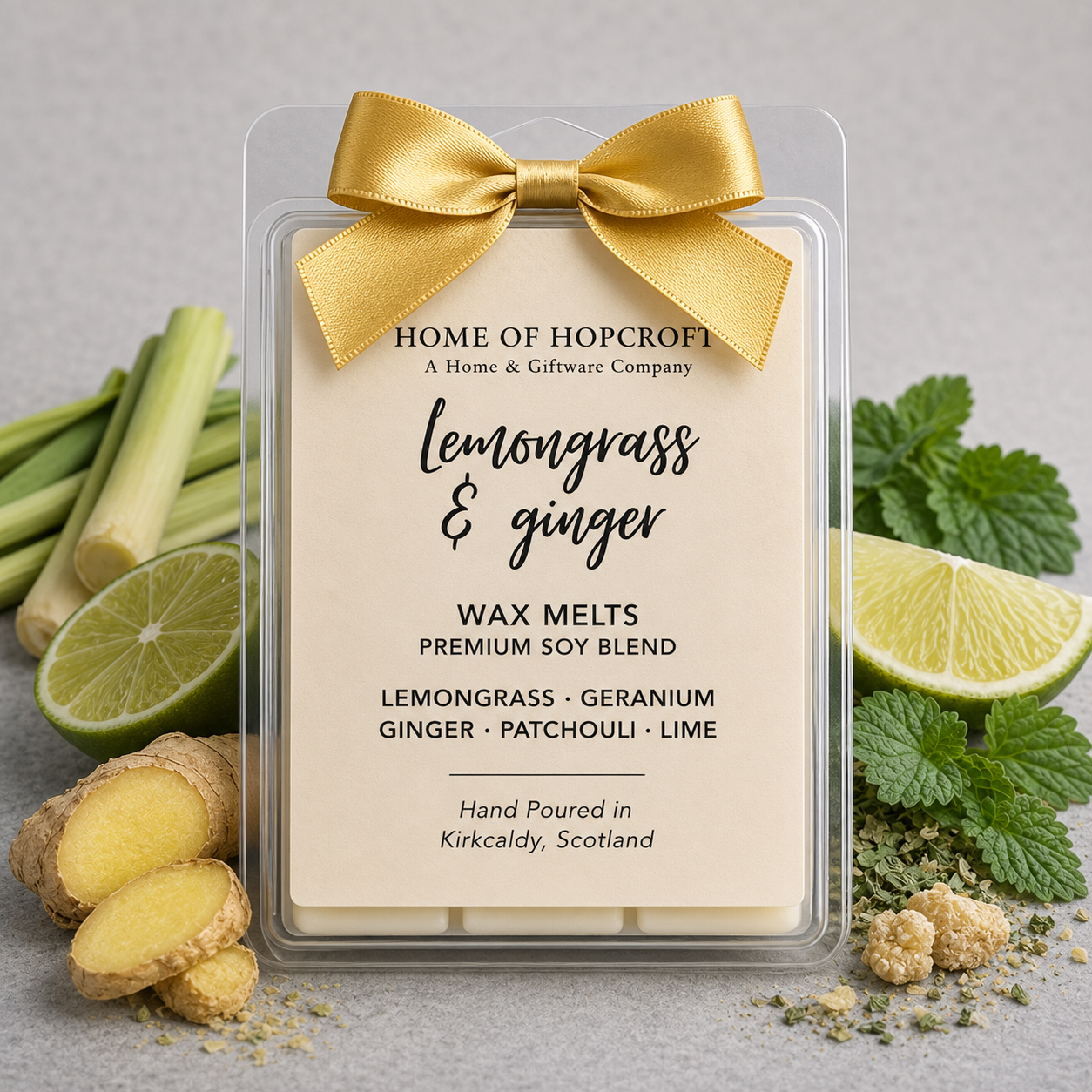 Lemongrass & Ginger - Premium Soy Wax Melts
