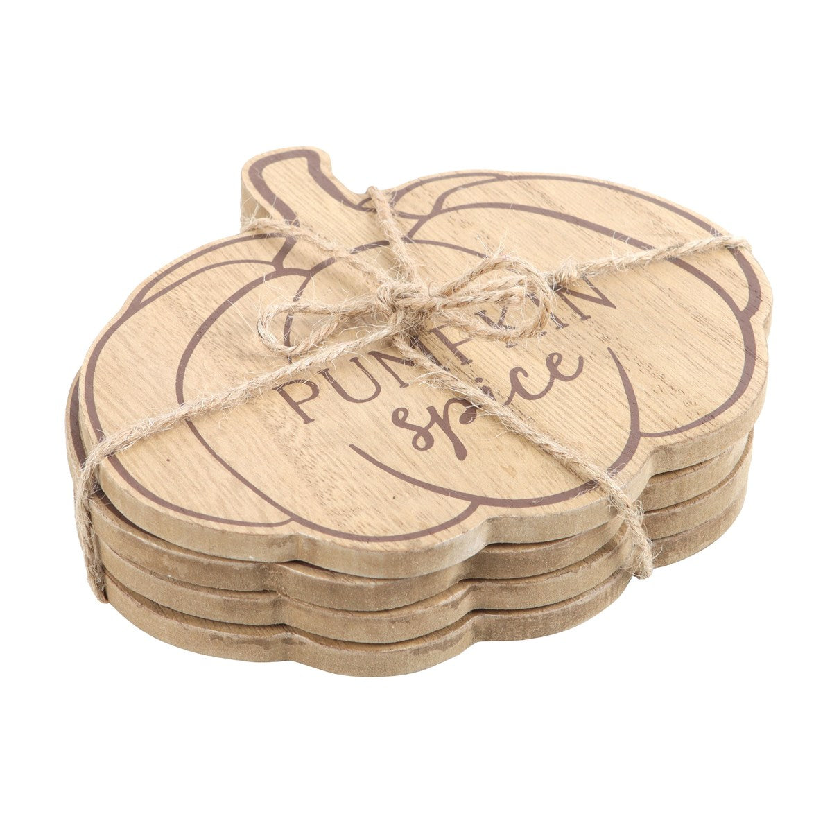Pumpkin Spice Wooden Coasters