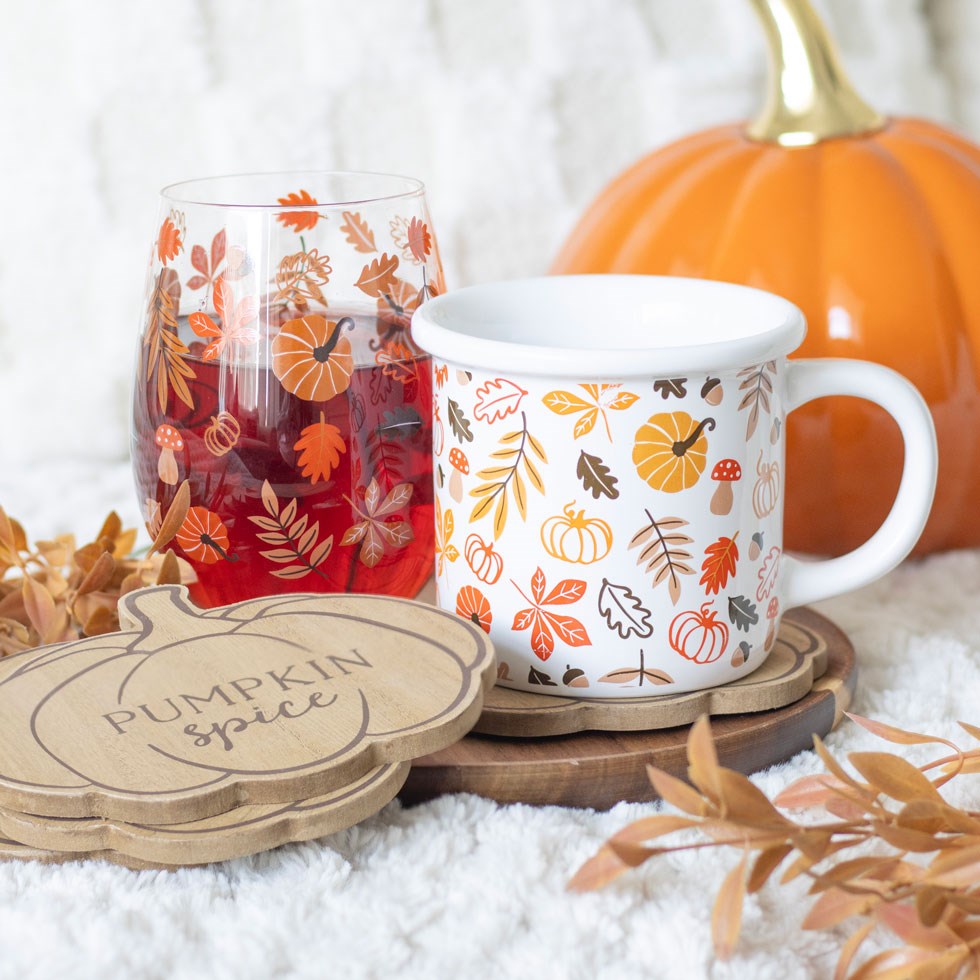 Pumpkin Spice Wooden Coasters