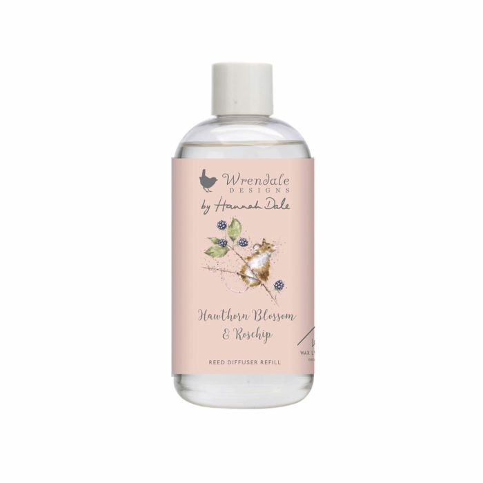 Hawthorn Blossom & Rosehip - Hedgerow Reed Diffuser Refill - Wrendale Designs