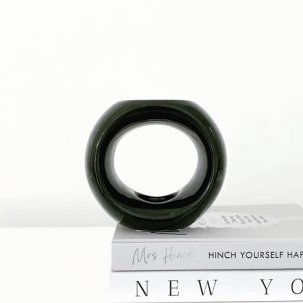 Oslo Ceramic Wax Burner - Black