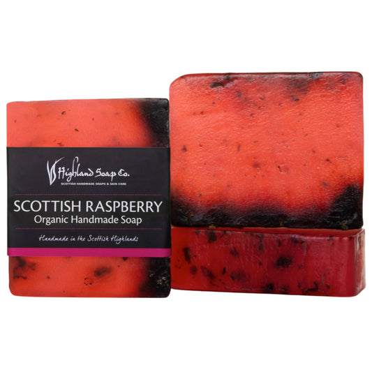 Wild Scottish Raspberry Organic Soap