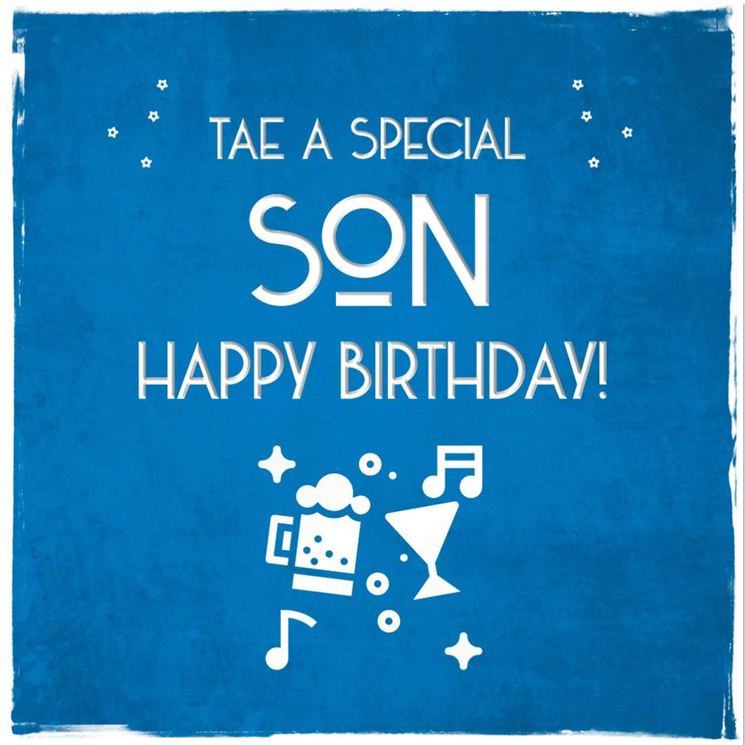Son Happy Birthday Card