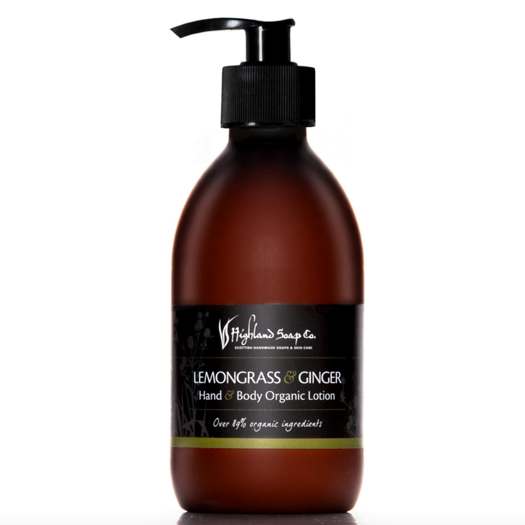 Lemongrass & Ginger Organic Hand & Body Lotion 300ml