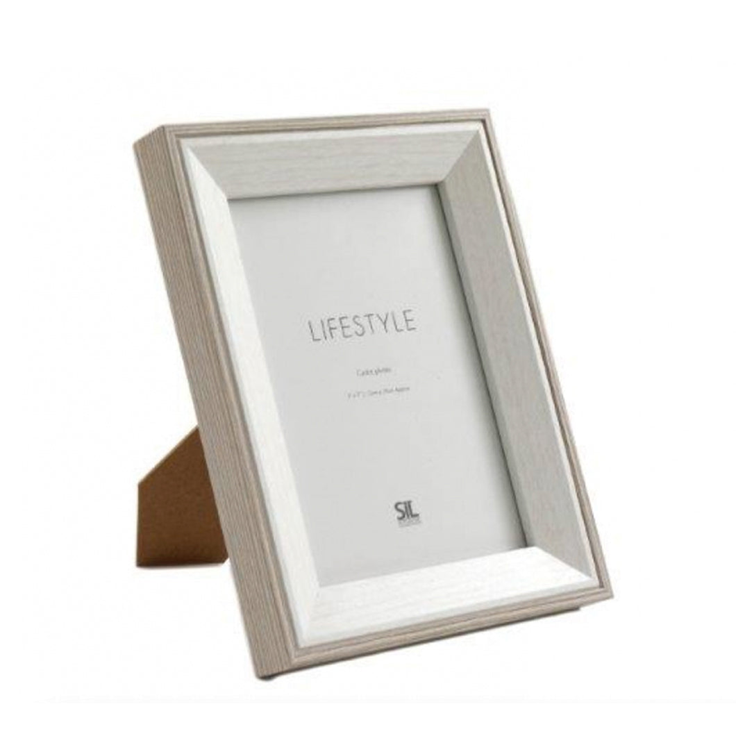 White Wash Antique Photo Frame 7x5