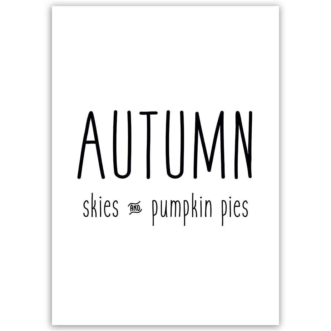 Autumn Skies (Portrait)