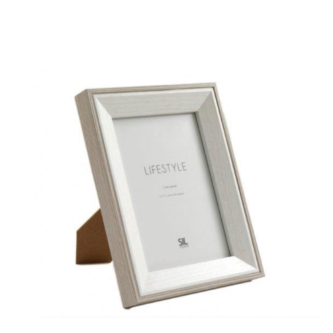 White Wash Antique Photo Frame 6x4
