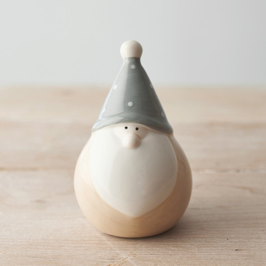 Beige Plump Santa Gonk - Medium