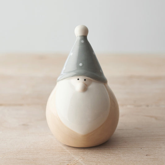 Beige Plump Santa Gonk - Medium