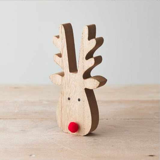 Wooden Reindeer Decoration
