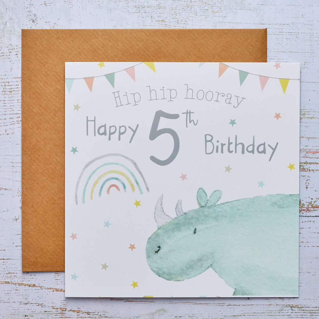 Happy 5th Birthday Card