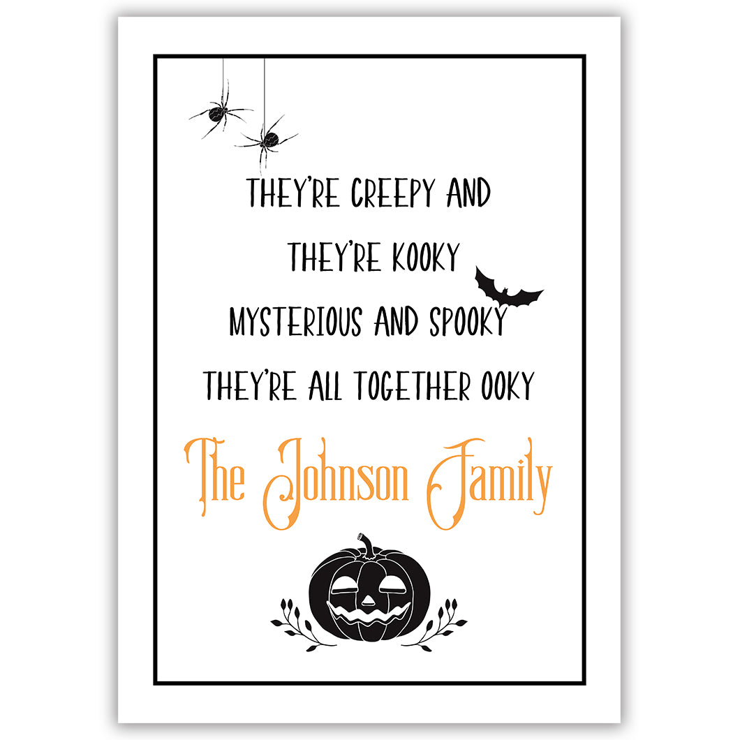 Halloween Personalised Print