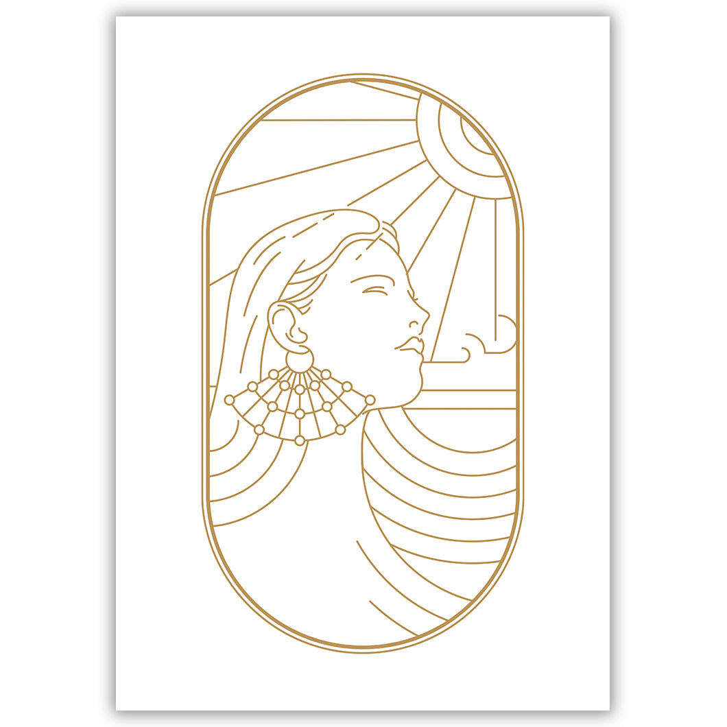 Art Deco Sun